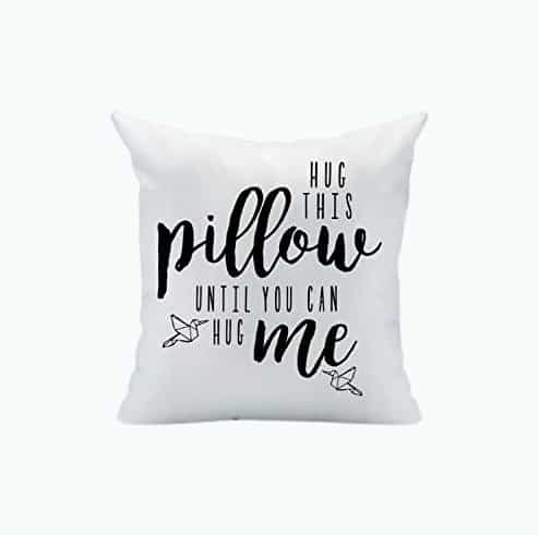 Product Image of the Long-Distance Relationship Pillow