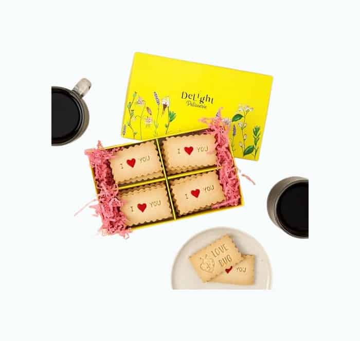 Product Image of the Love Message Shortbread Cookies