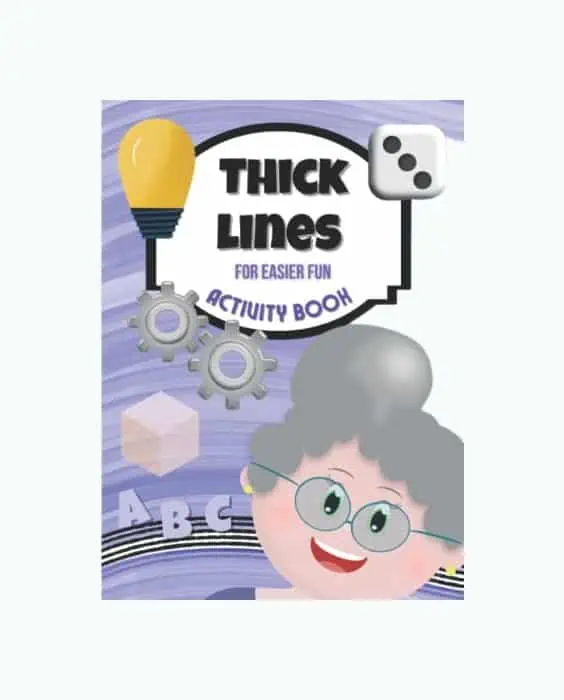 Product Image of the Low Vision Senior Activity Book