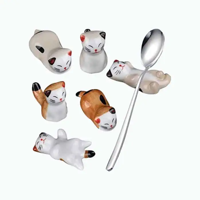Product Image of the Lucky Cat Spoon/Chopsticks Rest