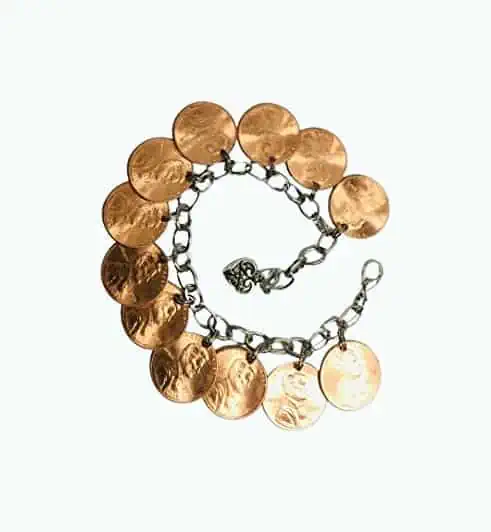 Product Image of the Lucky Penny Charm Bracelet