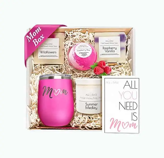 Product Image of the Luxury Spa Gift Basket for Mom