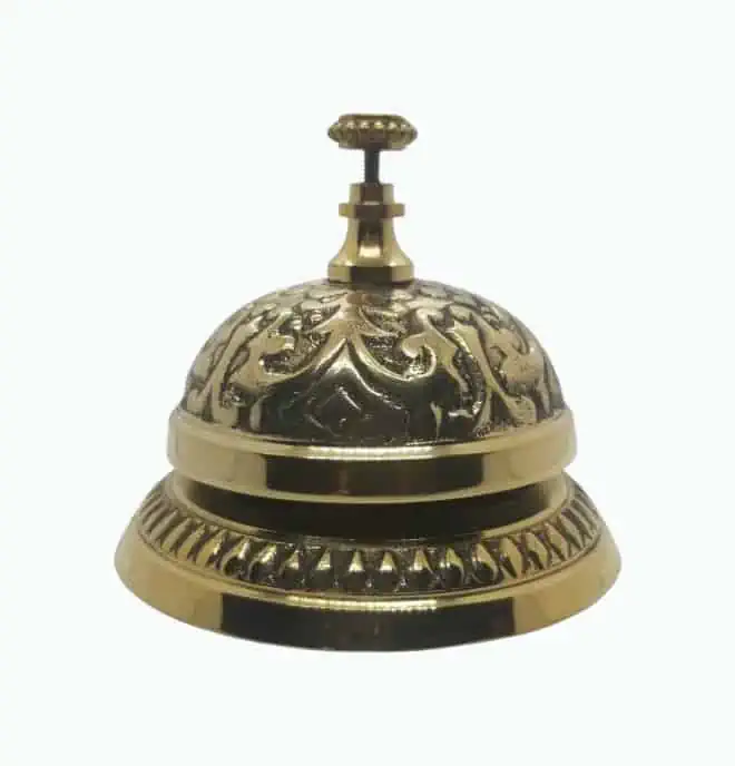 Product Image of the MGSIO Solid Brass Victorian Style Service Desk Bell