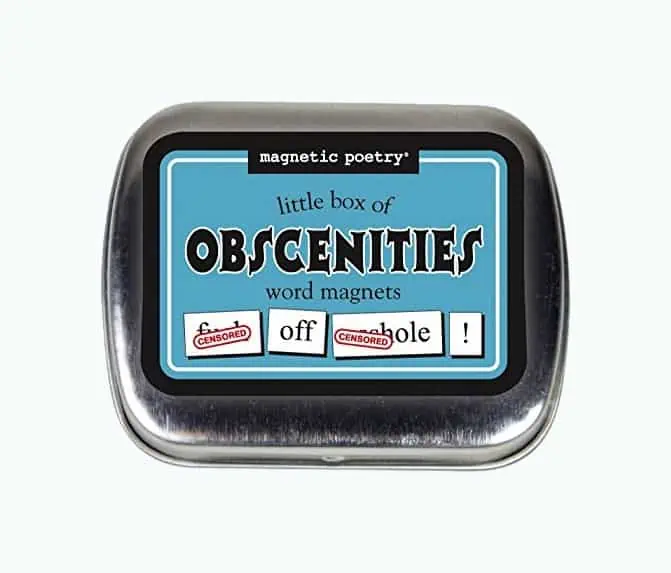 Product Image of the Magnetic Poetry - Little Box of Obscenities Kit