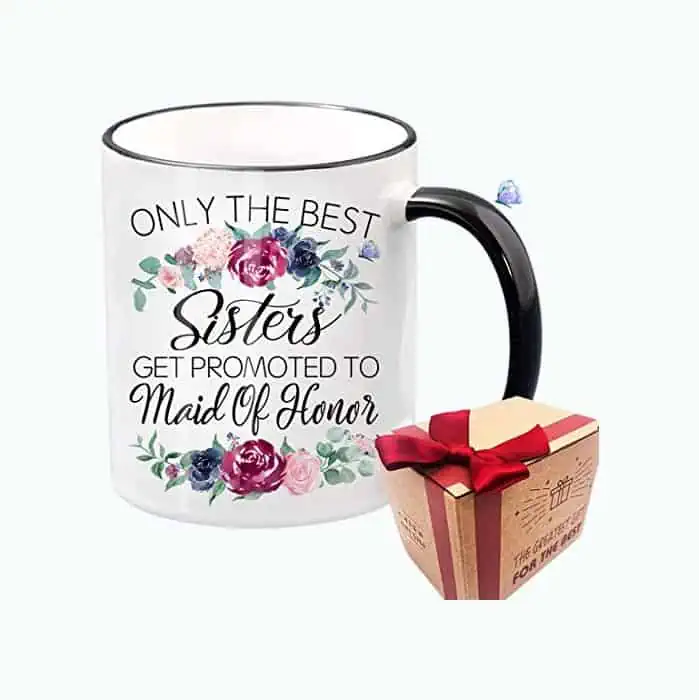Product Image of the Maid Of Honor Coffee Mug for Sisters