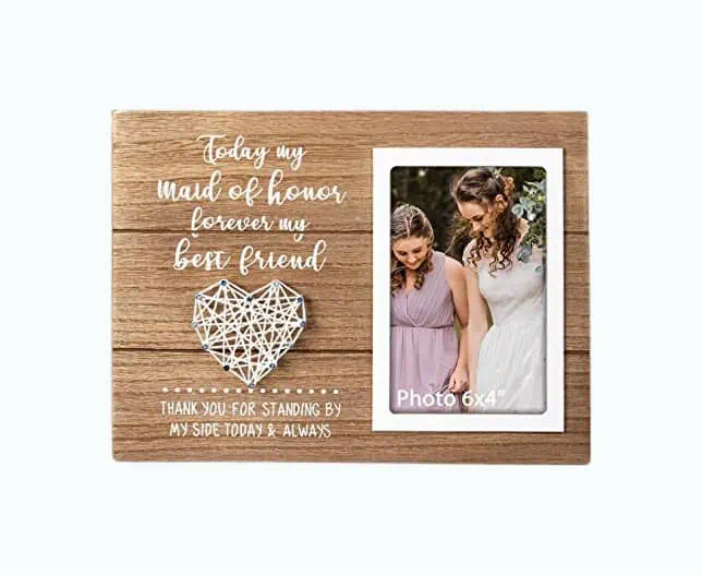 Product Image of the Maid of Honor Picture Frame