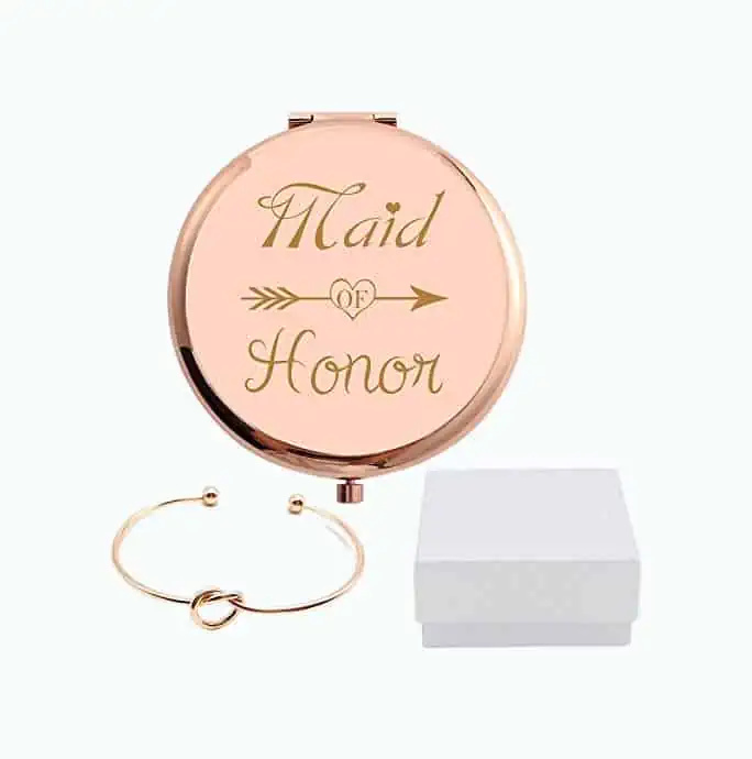 Product Image of the Maid of Honor Pocket Makeup Mirror