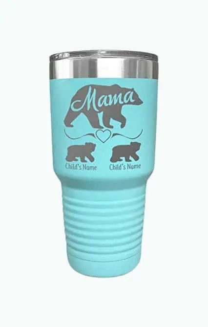 Product Image of the Mama Bear Personalized Tumbler