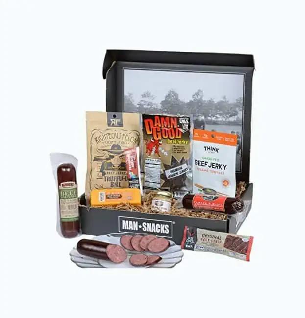 Product Image of the Man Snack Beef Gift Basket