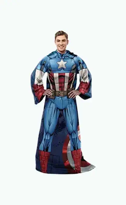 Product Image of the Marvel Captain America Wearable Blanket