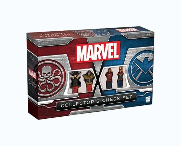 Product Image of the Marvel Collector’s Chess Set