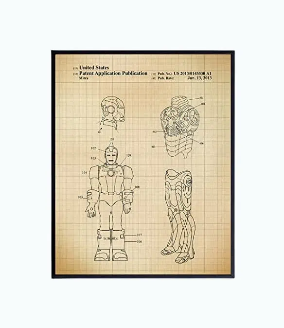 Product Image of the Marvel Iron Man Art Print