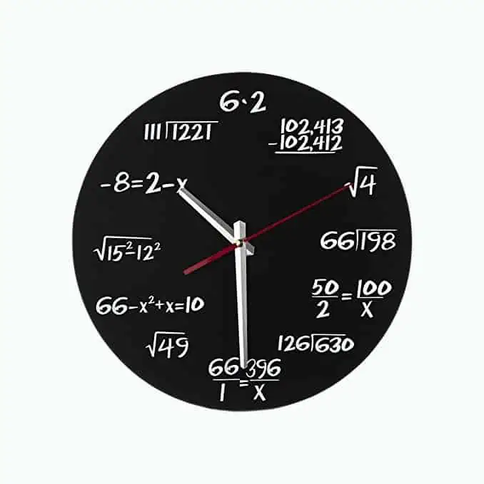 Product Image of the Math Wall Clock