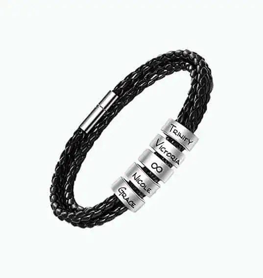 Product Image of the Men’s Leather Bracelet