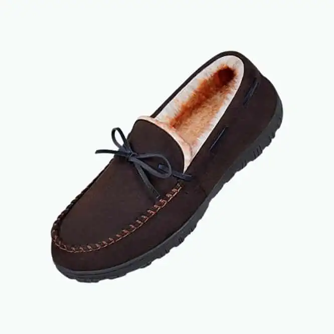 Product Image of the Mens Moccasin Slippers