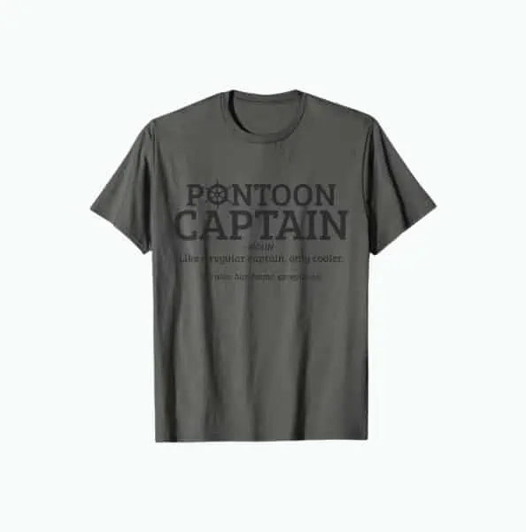 Product Image of the Mens Pontoon Captain T-Shirt