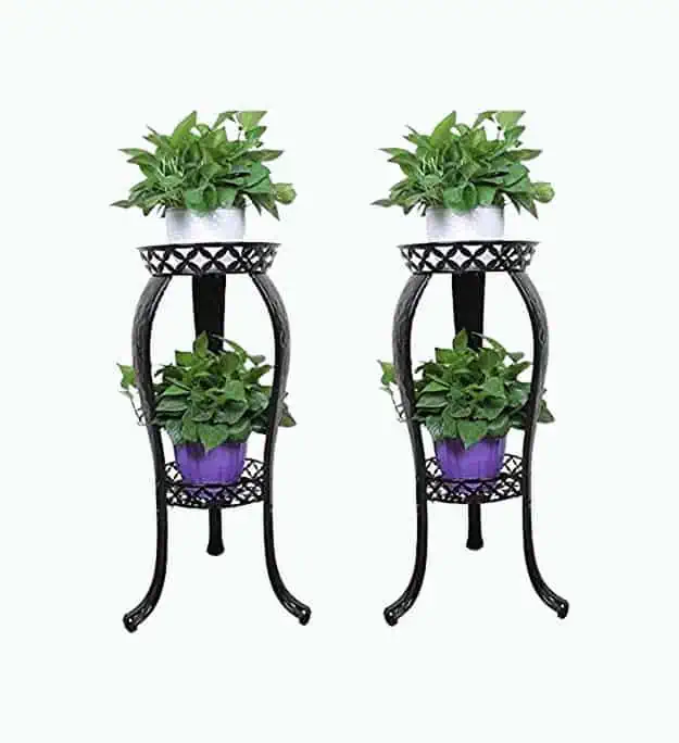 Product Image of the Metal Potted Plant Stand