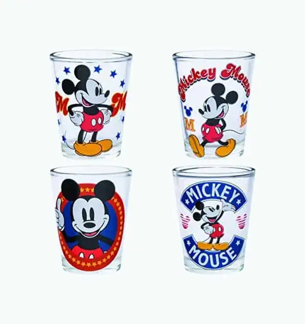 Product Image of the Mickey Mouse Shot Glasses Set