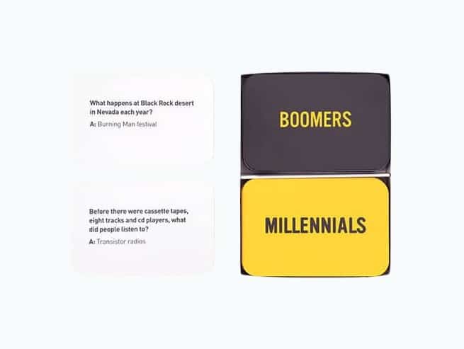 Product Image of the Millennials vs. Boomers Trivia Game