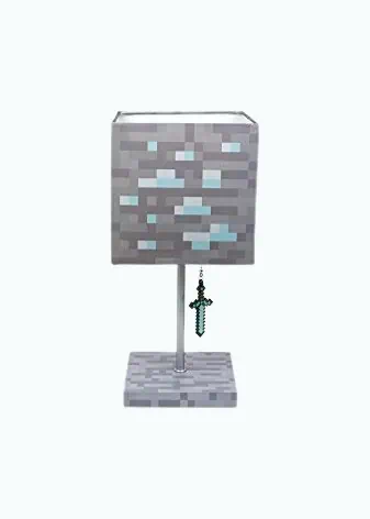Product Image of the Minecraft Diamond Ore Block Lamp