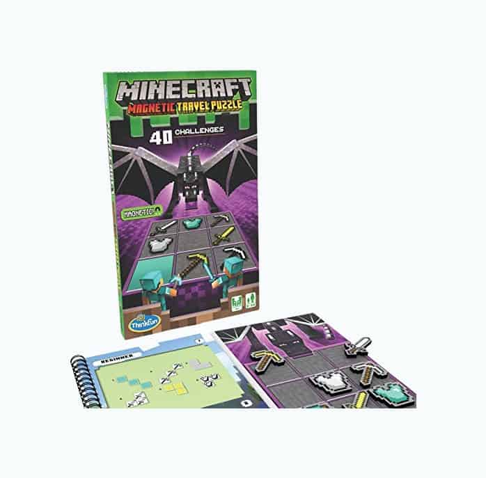Product Image of the Minecraft Magnetic Travel Game