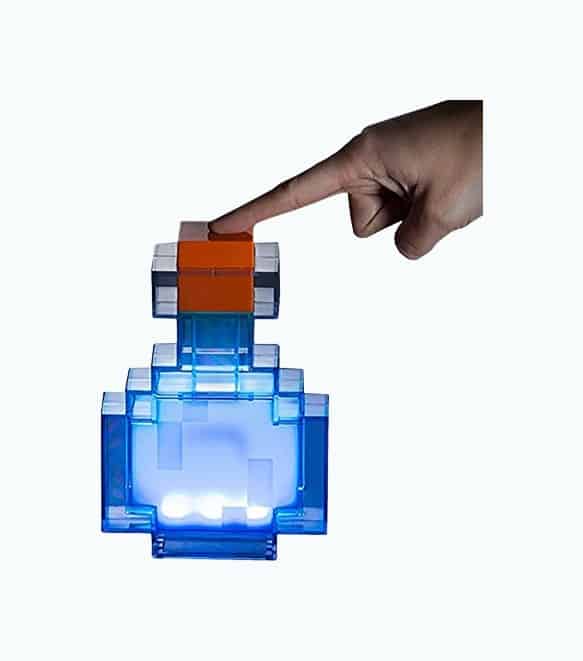 Product Image of the Minecraft Potion Bottle Night Light