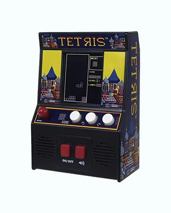 Product Image of the Mini Retro Tetris Arcade Game