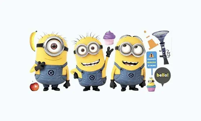 Product Image of the Minions Peel and Stick Giant Wall Decals