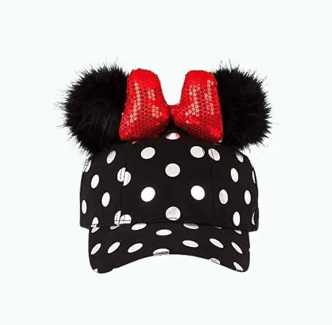 Product Image of the Minnie Mouse Pom Baseball Cap