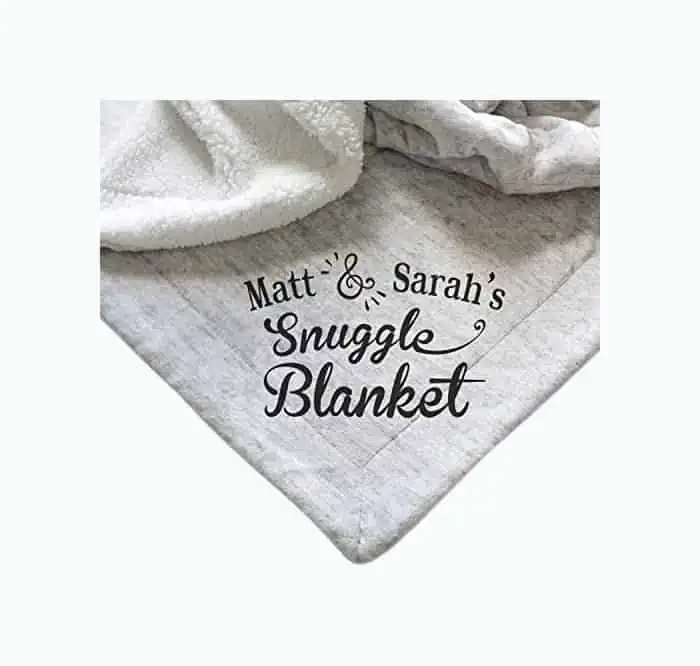Product Image of the Monogrammed Snuggle Blanket