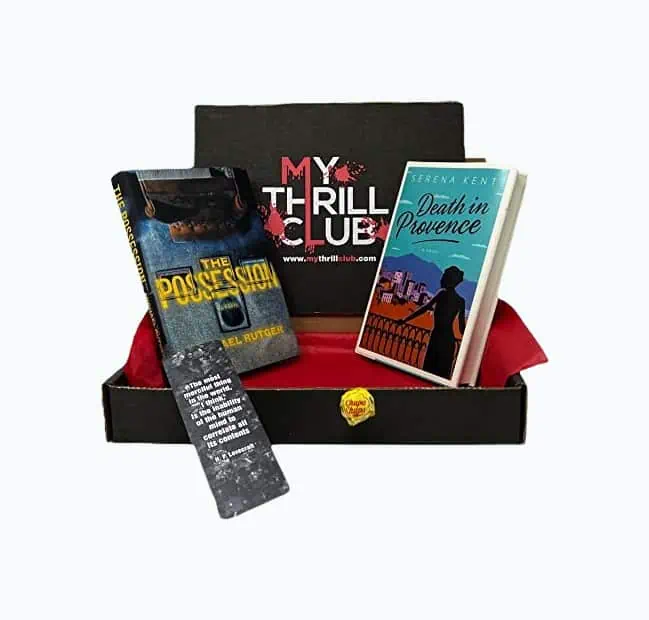 Product Image of the Monthly Thriller Book Subscription Box