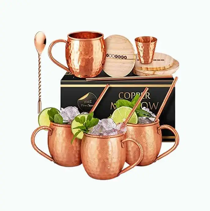 Product Image of the Moscow Mule Mugs Set Of 4