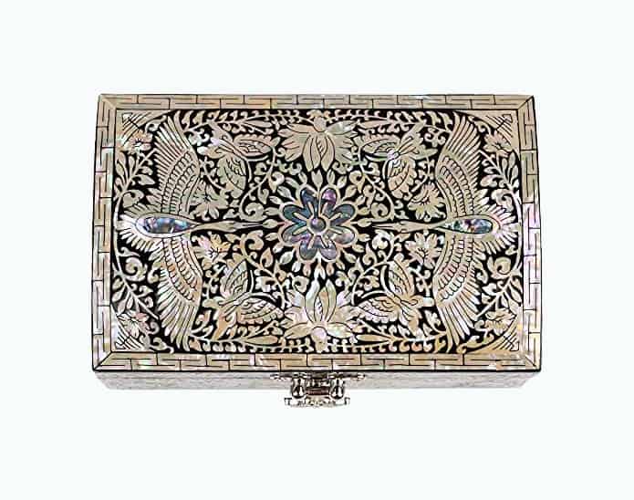 Product Image of the Mother-Of-Pearl Keepsake Box