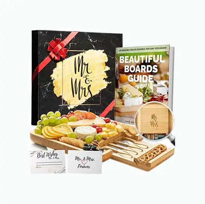 Product Image of the Mr. And Mrs. Cheese Board Set