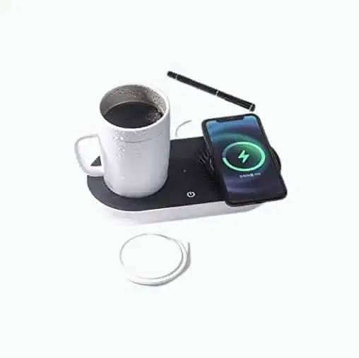 Product Image of the Mug Warmer/Wireless Charger Duo