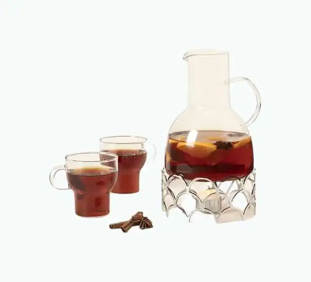 Product Image of the Mulled Wine Carafe & Warmer Set