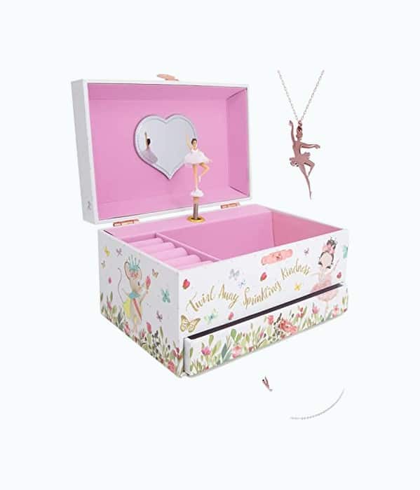 Product Image of the Musical Ballerina Jewelry Box