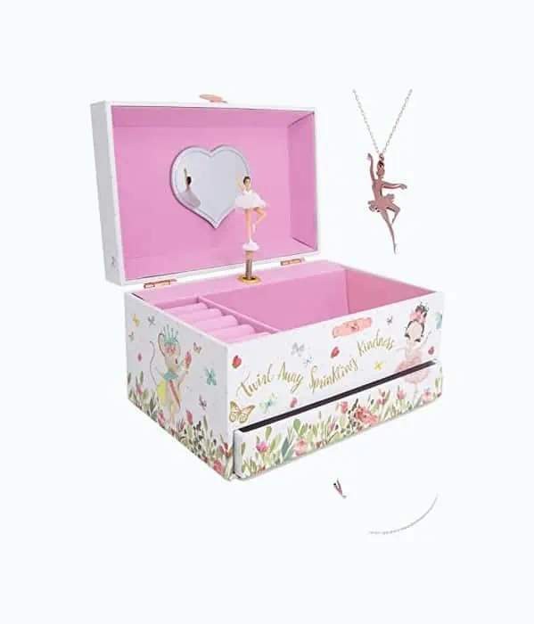 Product Image of the Musical Ballerina Jewelry Box