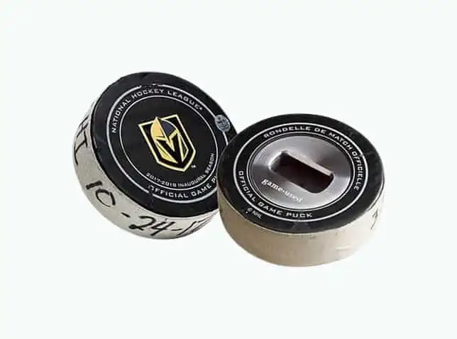 Product Image of the NHL Game Used Hockey Puck Opener