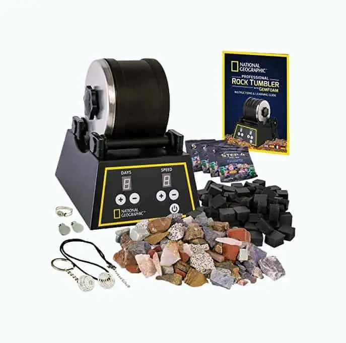 Product Image of the National Geographic Rock Tumbler Kit