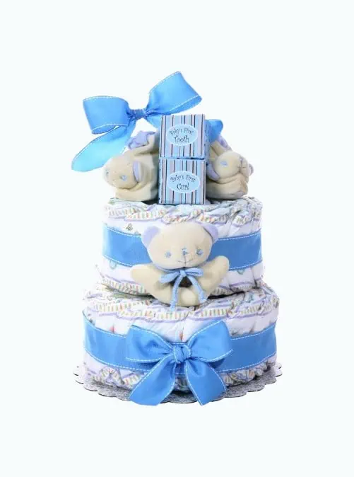 Product Image of the New Baby Diaper Cake