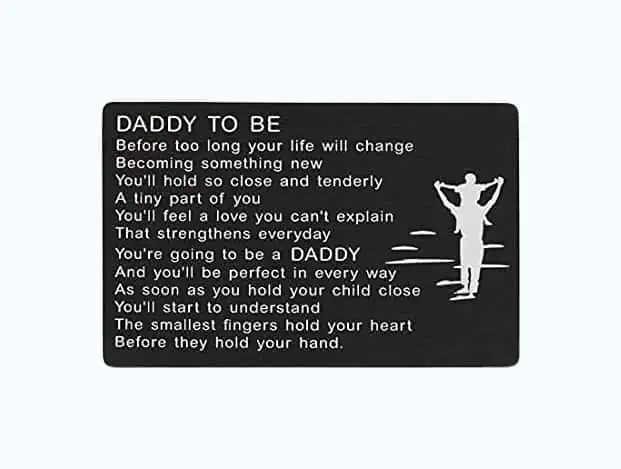 Product Image of the New Dad Wallet Card