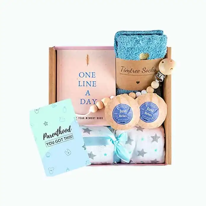 Product Image of the New Mom Gift Basket