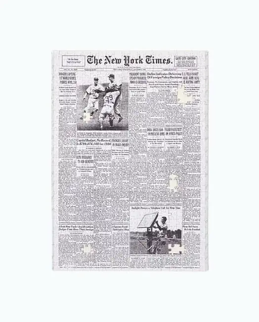 Product Image of the New York Times Historical Front Page Jigsaw Puzzle