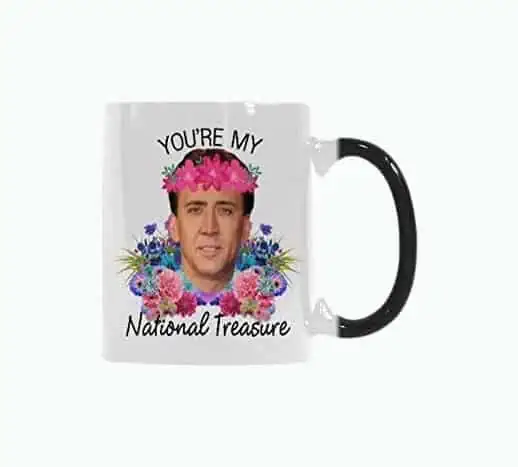 Product Image of the Nicolas Cage You're My National Treasure Morphing Coffee Mugs
