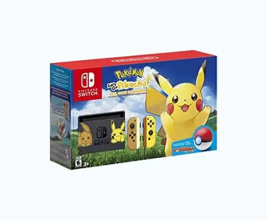 Product Image of the Nintendo Switch Console Bundle With Let's Go, Pikachu! + Poke Ball Plus
