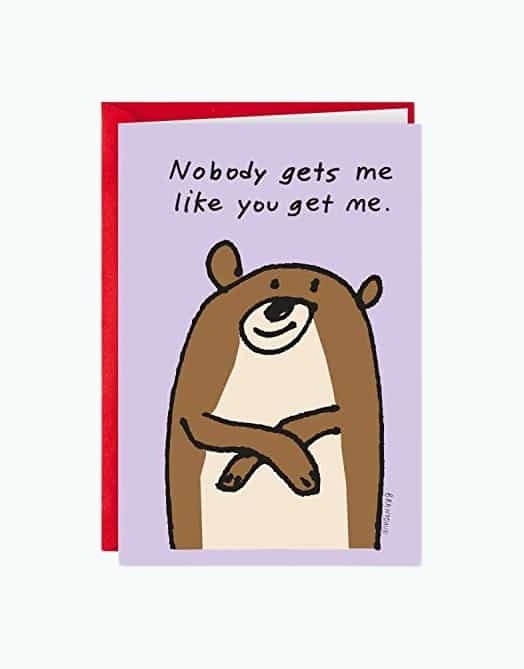Product Image of the ‘Nobody Gets Me’ Friendship Card
