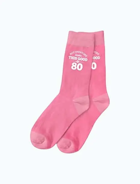 Product Image of the Novelty 80th Birthday Socks