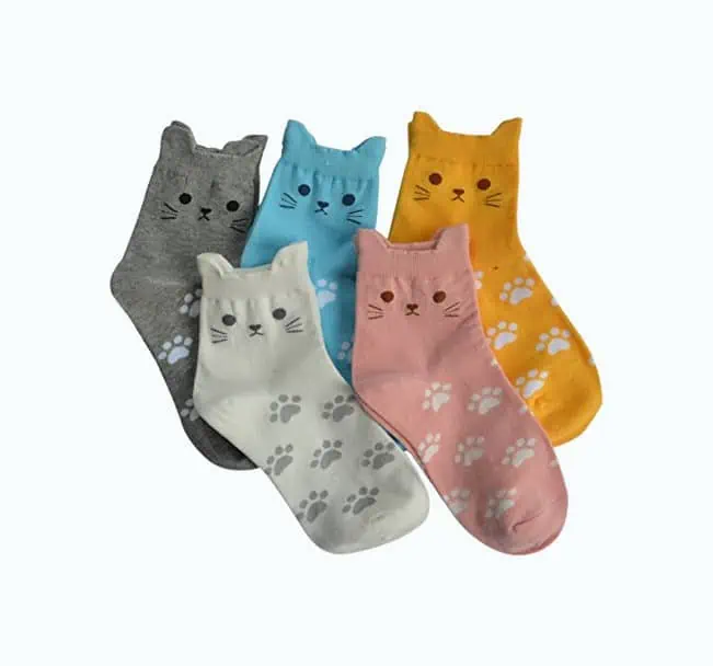 Product Image of the Novelty Cat Socks