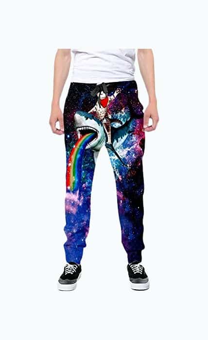 Product Image of the Novelty Graphic Loose Jogger Elastic Waist Pants